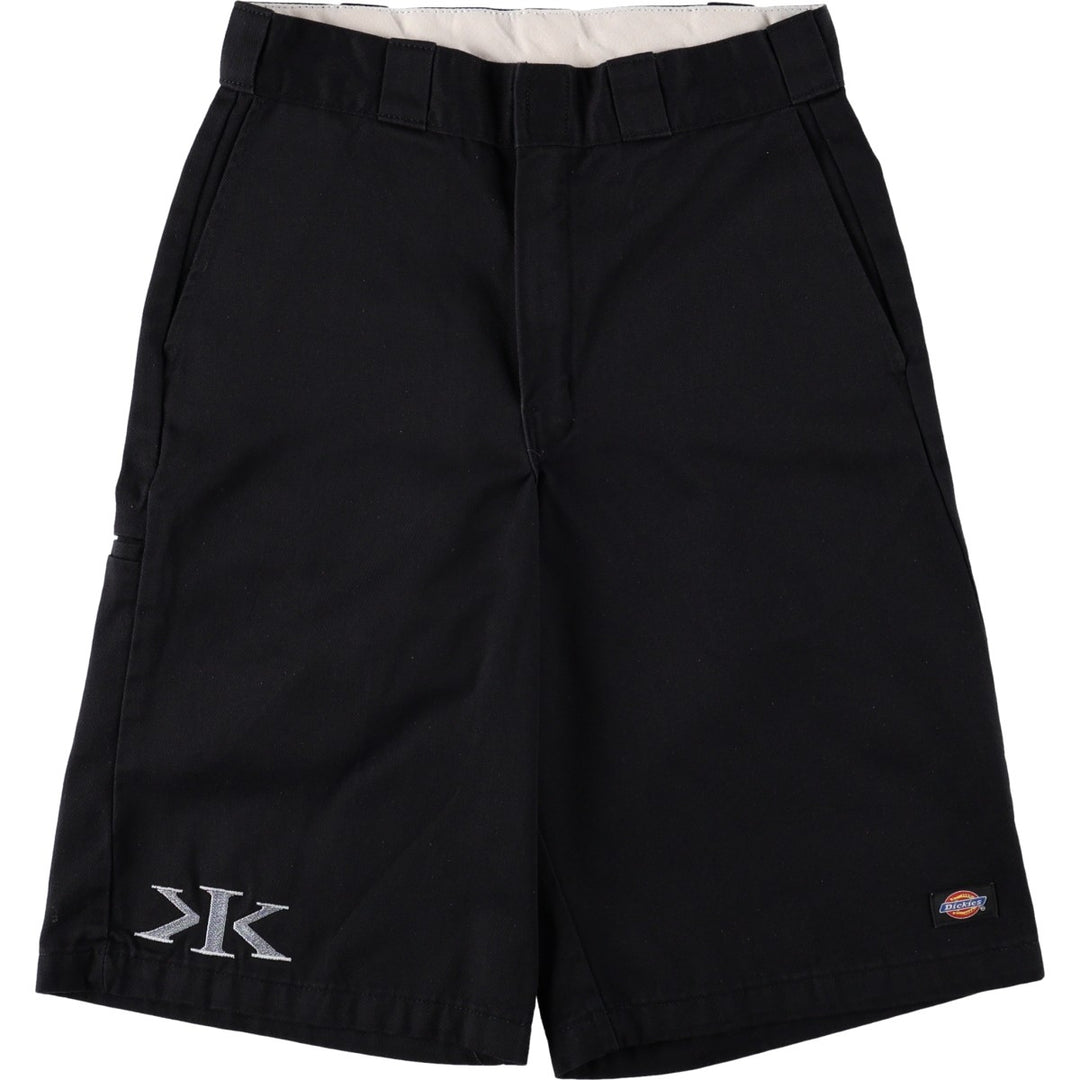 Dickies Work Shorts, Half Pants, Men's, W30 equivalent polyester black type Vintage Second Hand