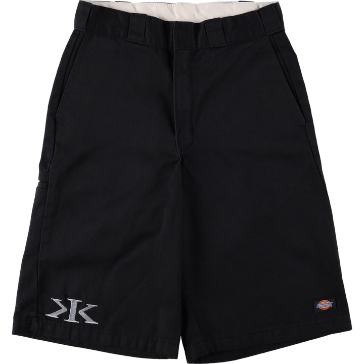 Dickies Work Shorts, Half Pants, Men's, W30 equivalent polyester black type Vintage Second Hand