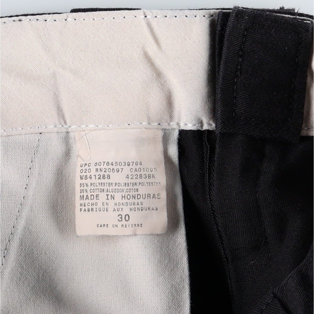 Dickies Work Shorts, Half Pants, Men's, W30 equivalent polyester black type Vintage Second Hand
