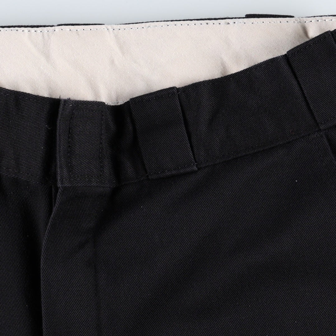Dickies Work Shorts, Half Pants, Men's, W30 equivalent polyester black type Vintage Second Hand