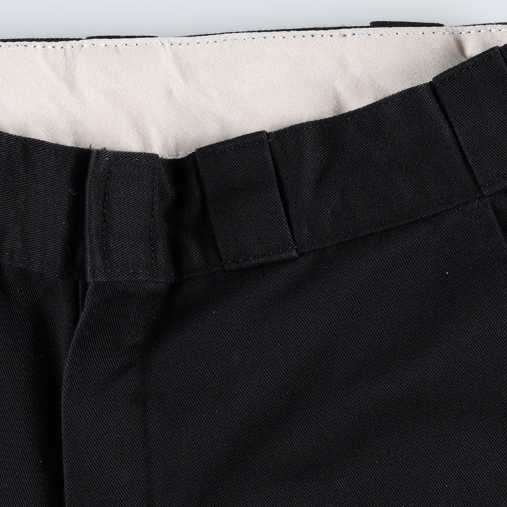 Dickies Work Shorts, Half Pants, Men's, W30 equivalent polyester black type Vintage Second Hand