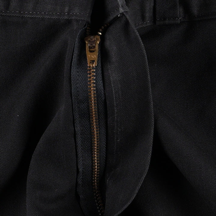 Dickies work shorts, men's size W30 (approx.) polyester black type Vintage Second Hand