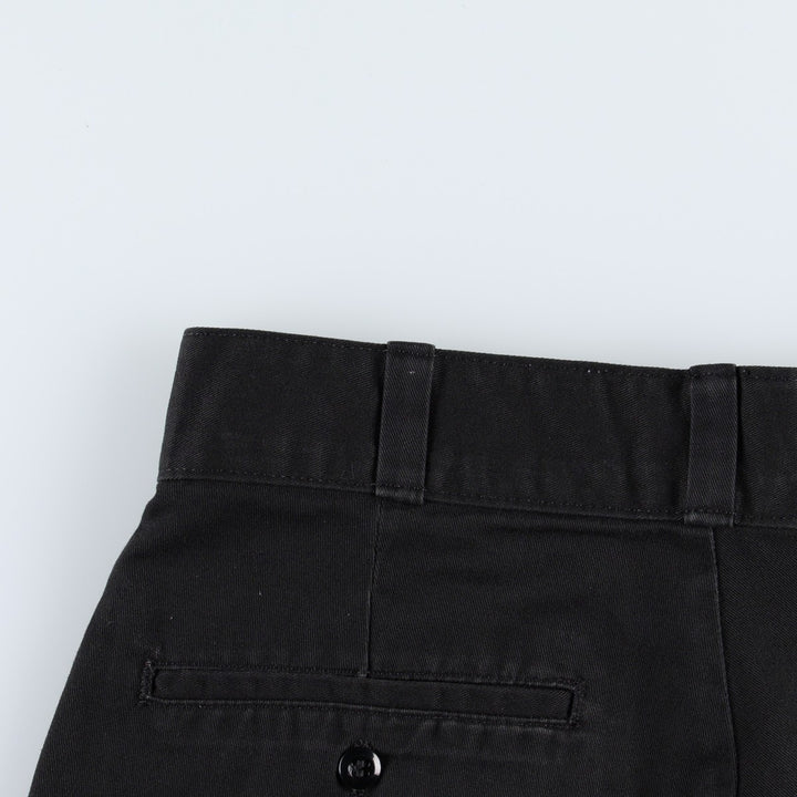 Dickies work shorts, men's size W30 (approx.) polyester black type Vintage Second Hand