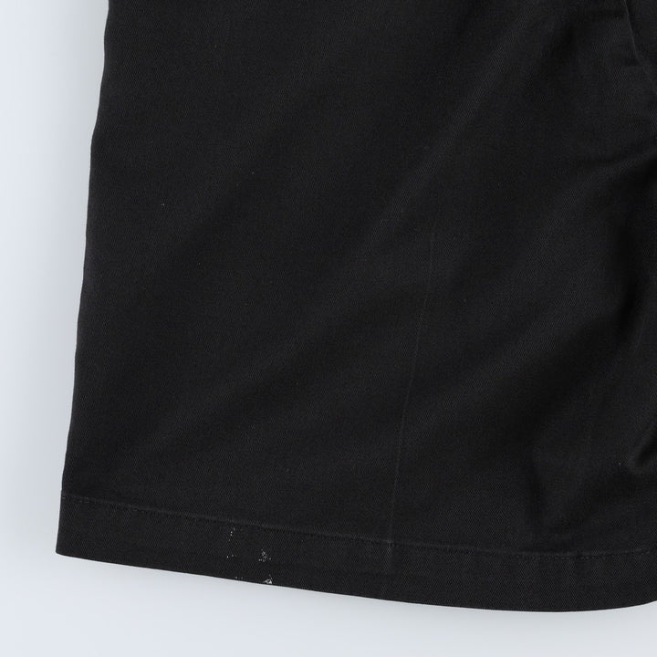 Dickies work shorts, men's size W30 (approx.) polyester black type Vintage Second Hand