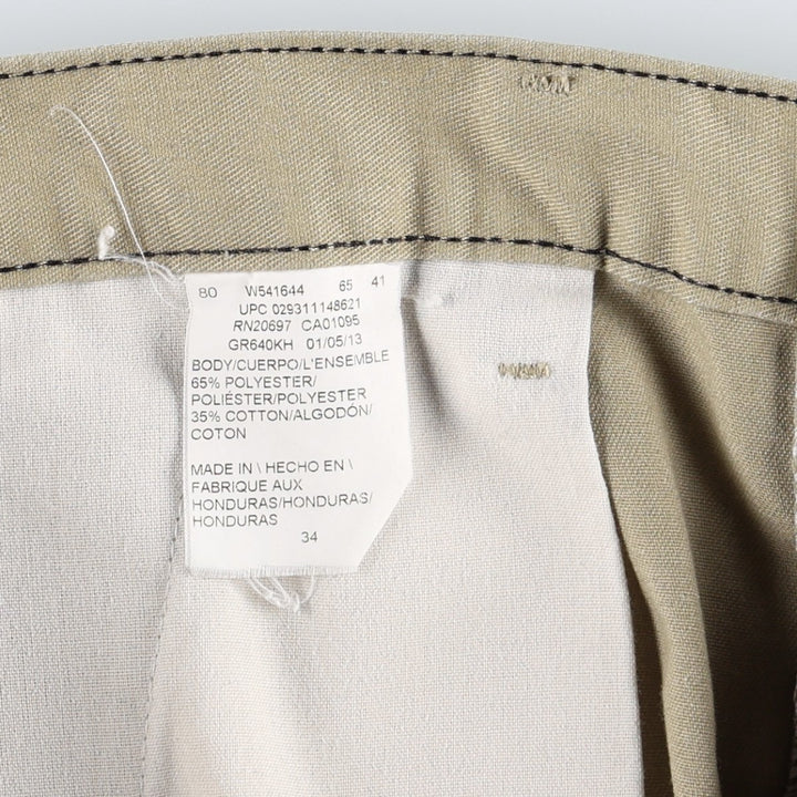 Dickies Work Shorts, Half Pants, Men's, W36 equivalent polyester Beige type Vintage Second Hand