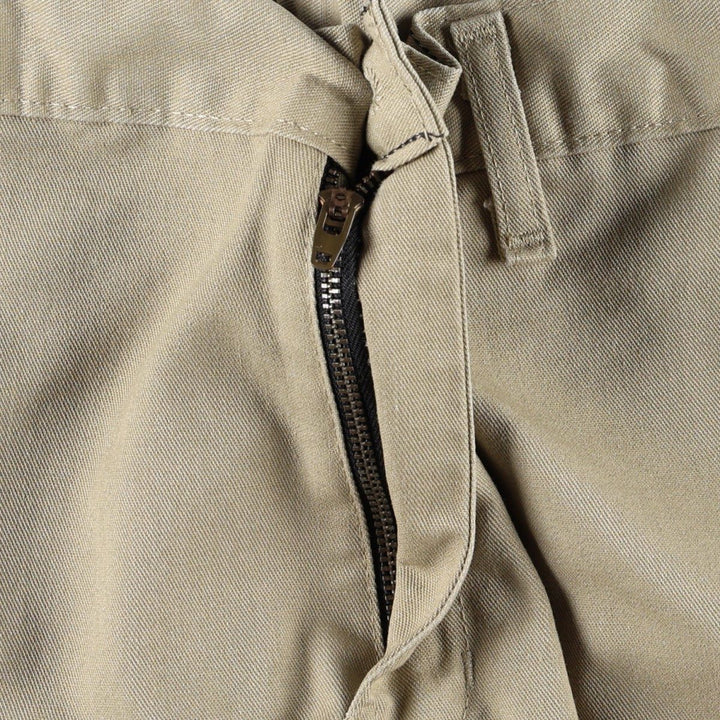 Dickies Work Shorts, Half Pants, Men's, W36 equivalent polyester Beige type Vintage Second Hand