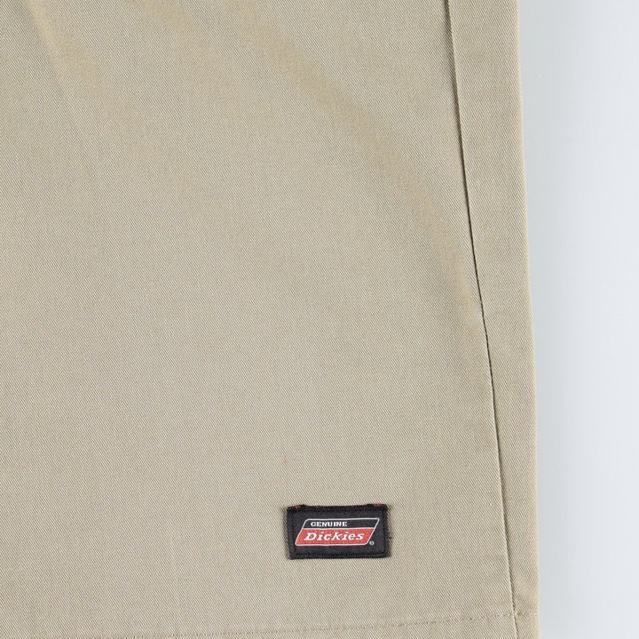 Dickies Work Shorts, Half Pants, Men's, W36 equivalent polyester Beige type Vintage Second Hand