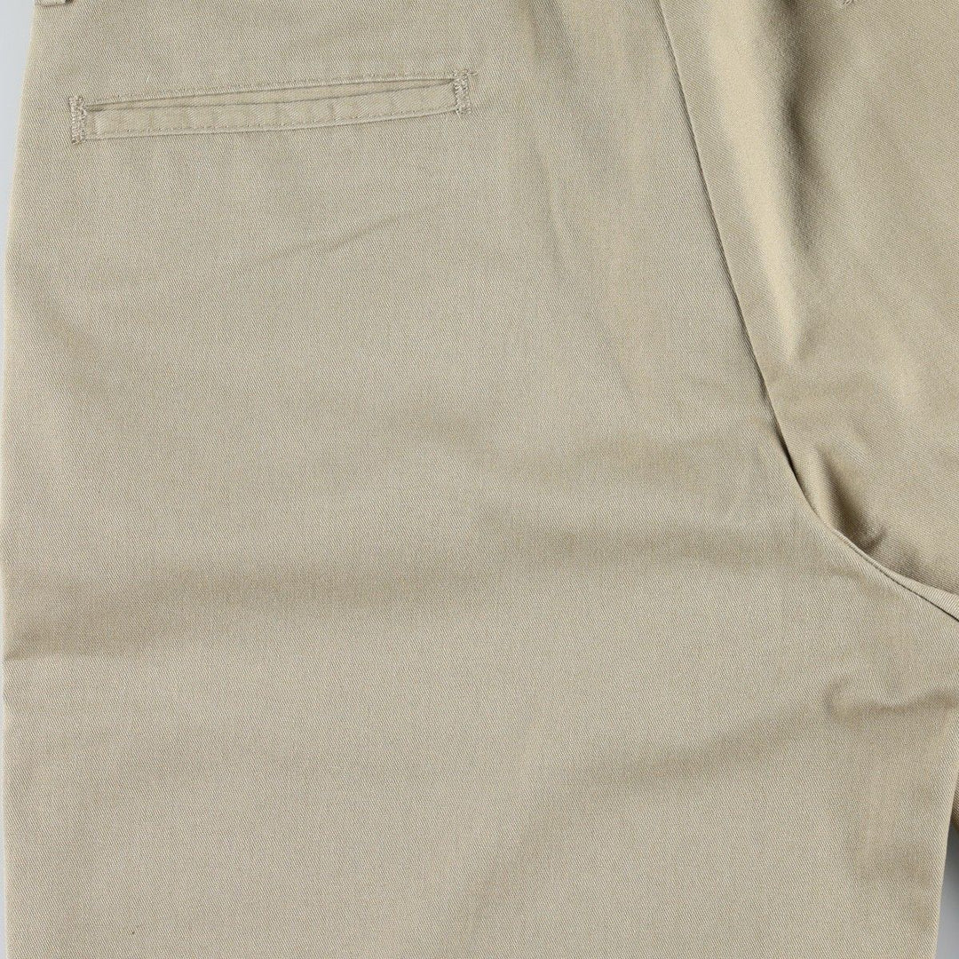 Dickies Work Shorts, Half Pants, Men's, W36 equivalent polyester Beige type Vintage Second Hand