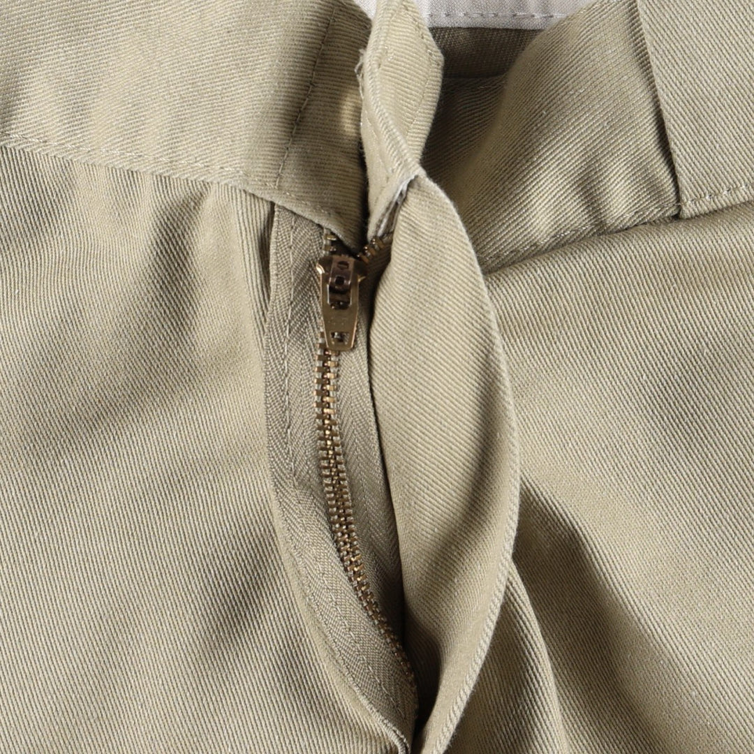 Dickies Relaxed Fit Work Shorts, Half Pants, Men's, W34 equivalent polyester Beige type Vintage Second Hand