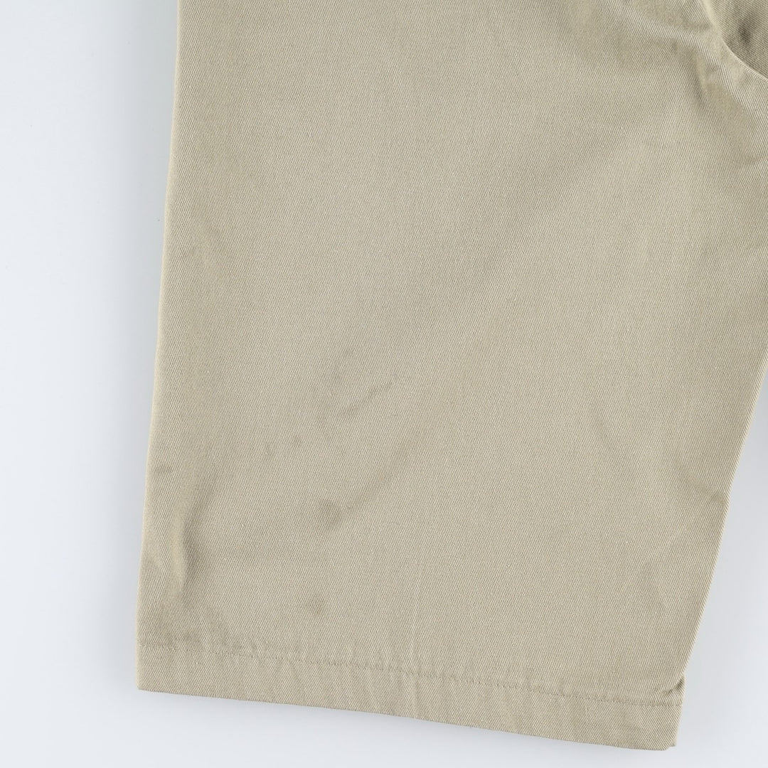 Dickies Relaxed Fit Work Shorts, Half Pants, Men's, W34 equivalent polyester Beige type Vintage Second Hand
