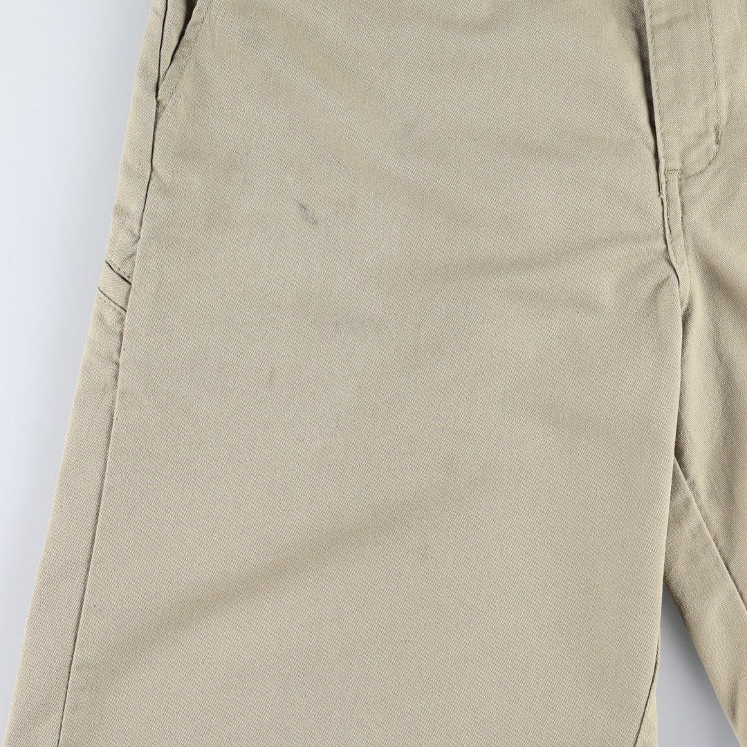 Dickies Work Shorts, Half Pants, Men's, W34 equivalent polyester Beige type Vintage Second Hand
