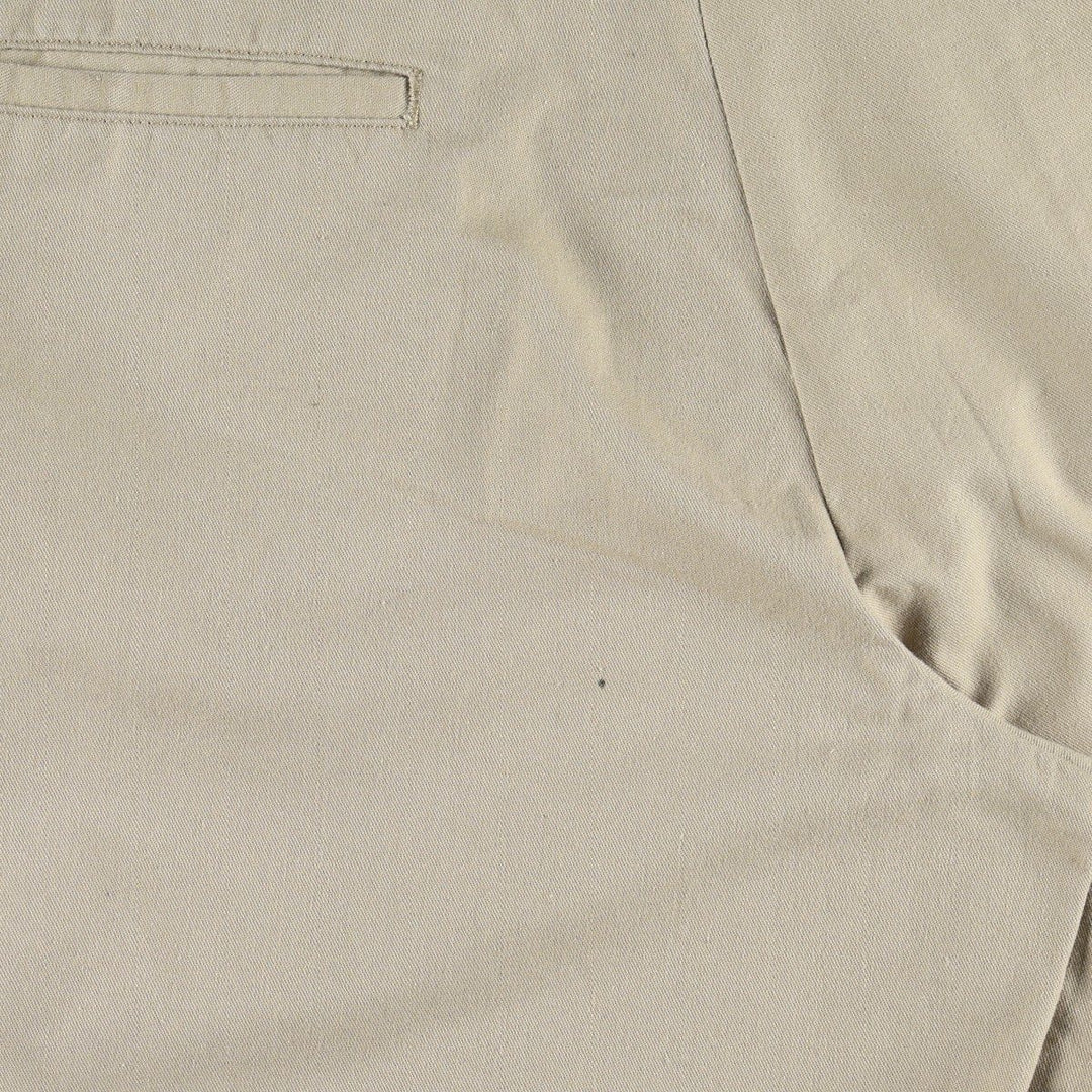 Dickies Work Shorts, Half Pants, Men's, W34 equivalent polyester Beige type Vintage Second Hand