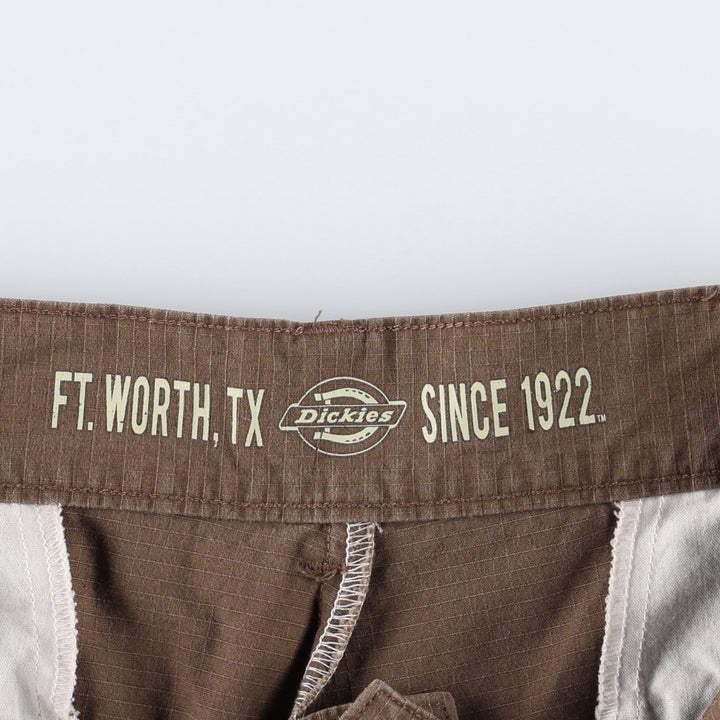 Dickies Relaxed Cargo Shorts, Men's Size W36 (approx.) cotton brown type Vintage Second Hand