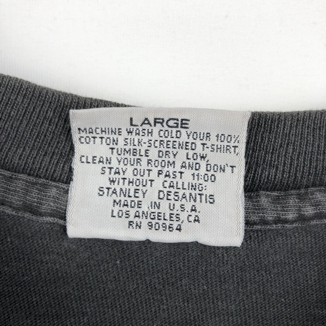 90'S PACMAN advertising T-shirt, Made in USA, Men's size L equivalent, Vintage cotton black type Vintage Second Hand