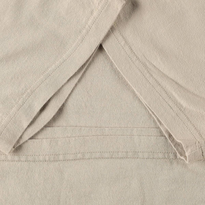 Columbia Short-Sleeve Printed T-Shirt, Men's Size L (approx.) cotton Beige type Vintage Second Hand