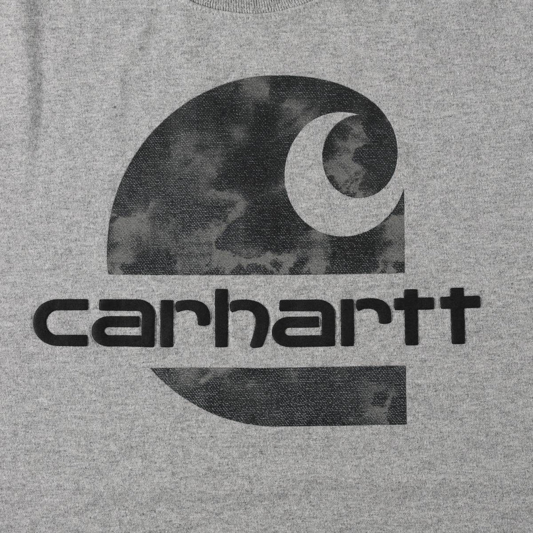 Carhartt Loose Fit Short Sleeve Printed T-Shirt, Men's Size XL (approx.) unclear gray type Vintage Second Hand
