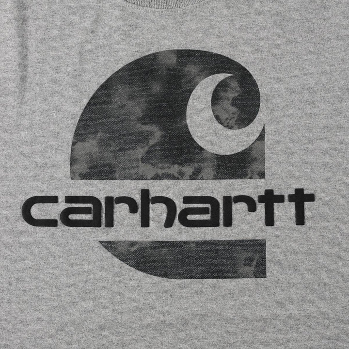 Carhartt Loose Fit Short Sleeve Printed T-Shirt, Men's Size XL (approx.) unclear gray type Vintage Second Hand