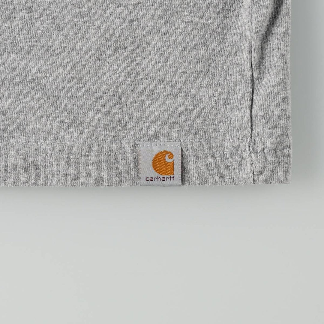 Carhartt Loose Fit Short Sleeve Printed T-Shirt, Men's Size XL (approx.) unclear gray type Vintage Second Hand