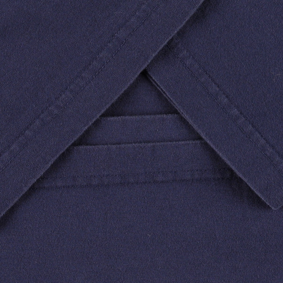 Dickies Short-Sleeve Pocket T-Shirt, Men's Size L (approx.) cotton navy blue type Vintage Second Hand