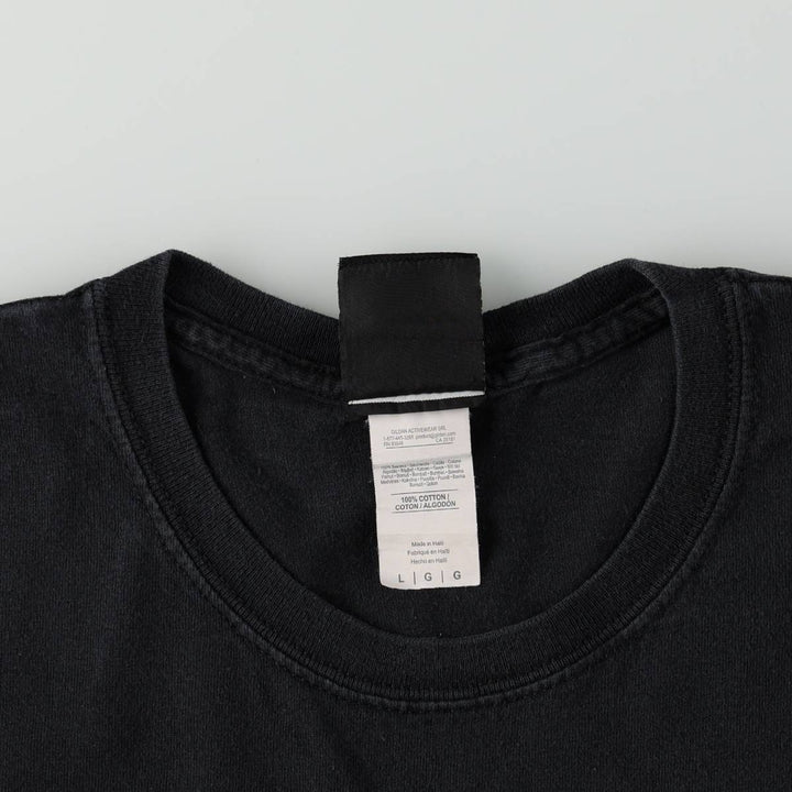Thrasher Fire Pattern Surf Skate T-Shirt, Men's Size L cotton black type Vintage Second Hand