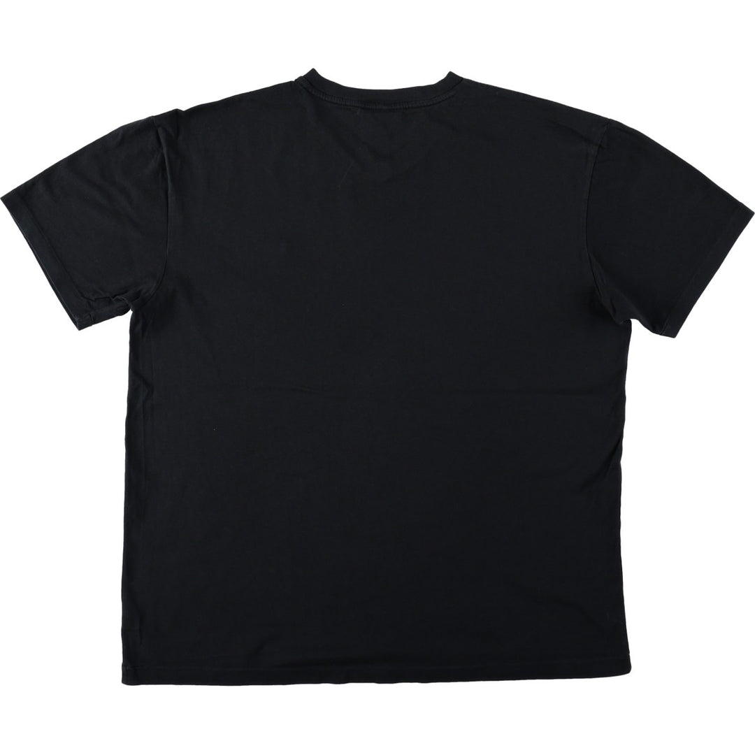 Ralph Lauren POLO by Ralph Lauren short sleeve one point logo T-shirt men's M size cotton black type Vintage Second Hand