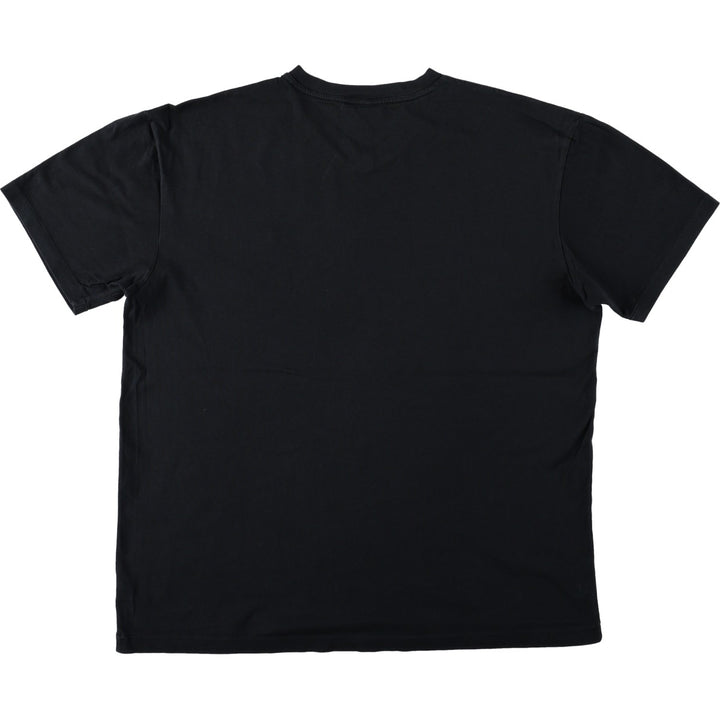 Ralph Lauren POLO by Ralph Lauren short sleeve one point logo T-shirt men's M size cotton black type Vintage Second Hand