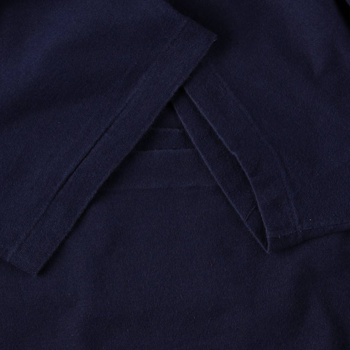 Ralph Lauren POLO by Ralph Lauren short sleeve one point logo T-shirt men's M size cotton navy blue type Vintage Second Hand