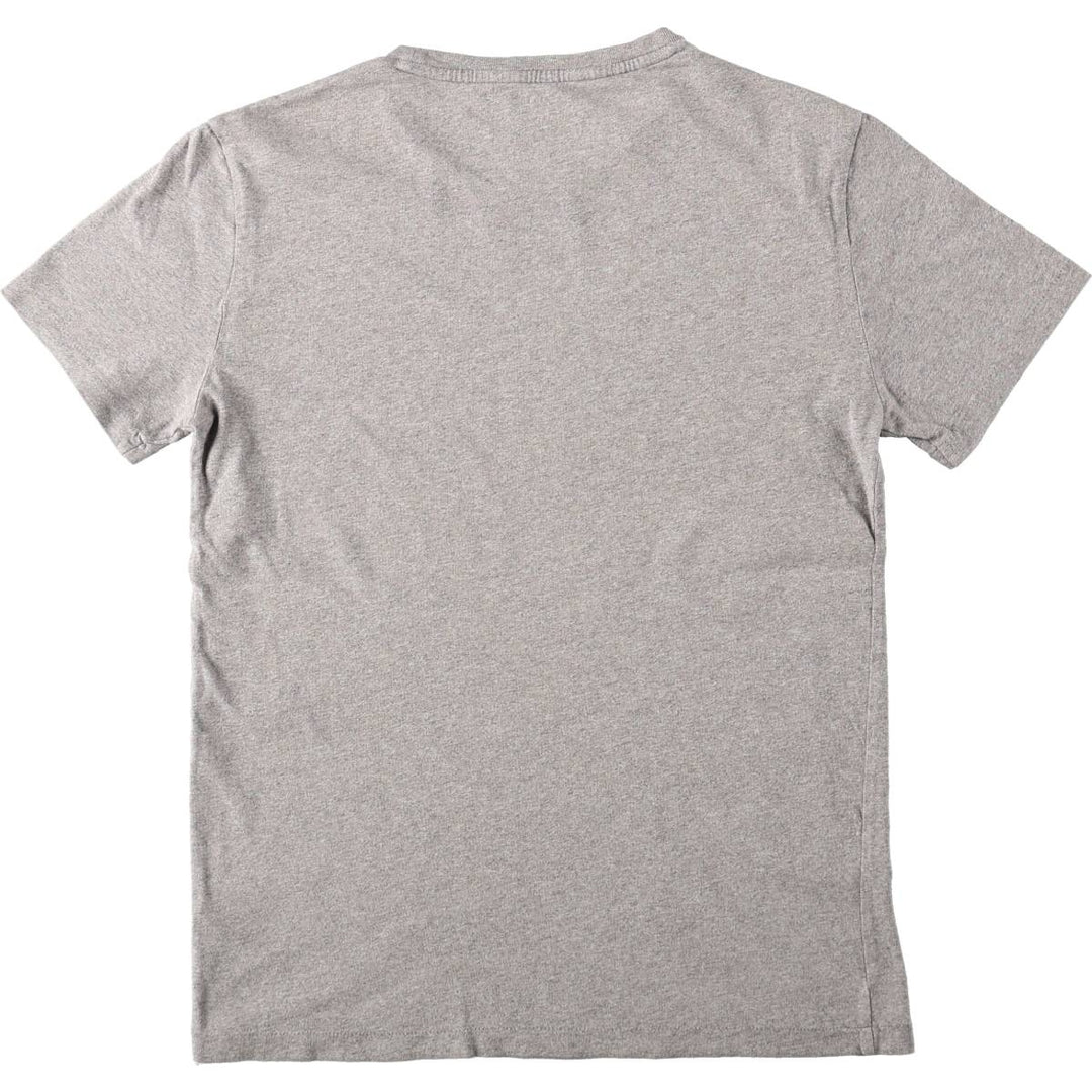 Ralph Lauren POLO RALPH LAUREN CUSTOM FIT Short-Sleeve Printed T-Shirt, Men's Size S (approx.) cotton gray type Vintage Second Hand