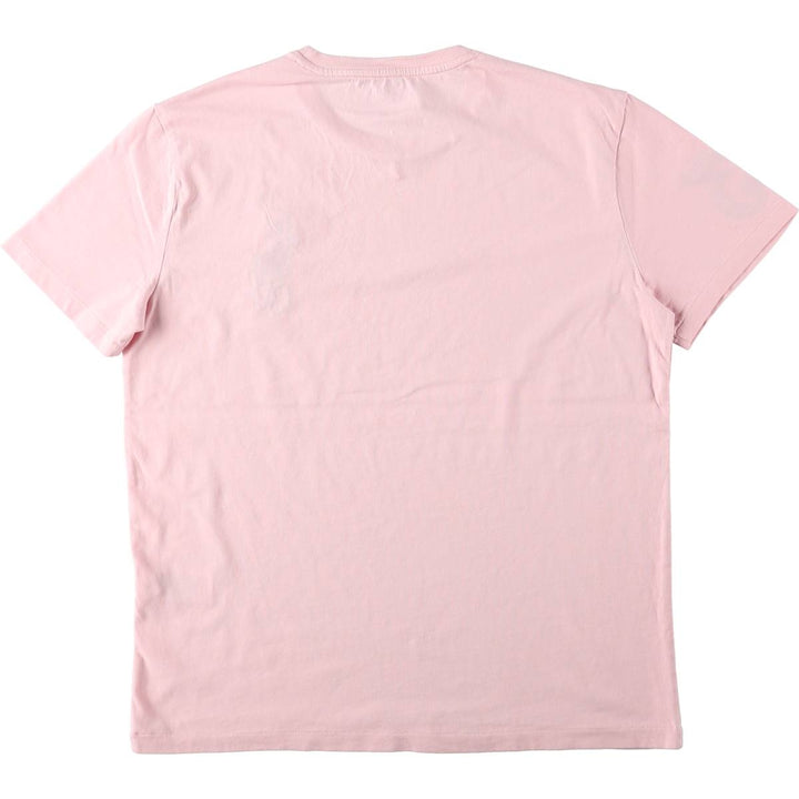 Ralph Lauren POLO RALPH LAUREN Big Pony Short-Sleeve Logo T-Shirt, Men's Size M (approx.) cotton pink type Vintage Second Hand
