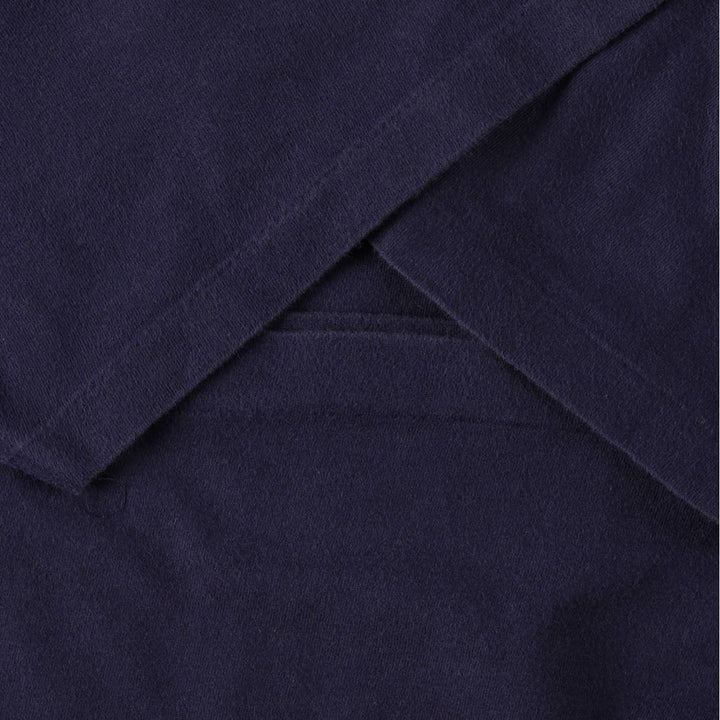 Ralph Lauren POLO by Ralph Lauren Short-Sleeve T-Shirt with One-Point Logo Pocket, Men's Size XL (approx.) cotton navy blue type Vintage Second Hand