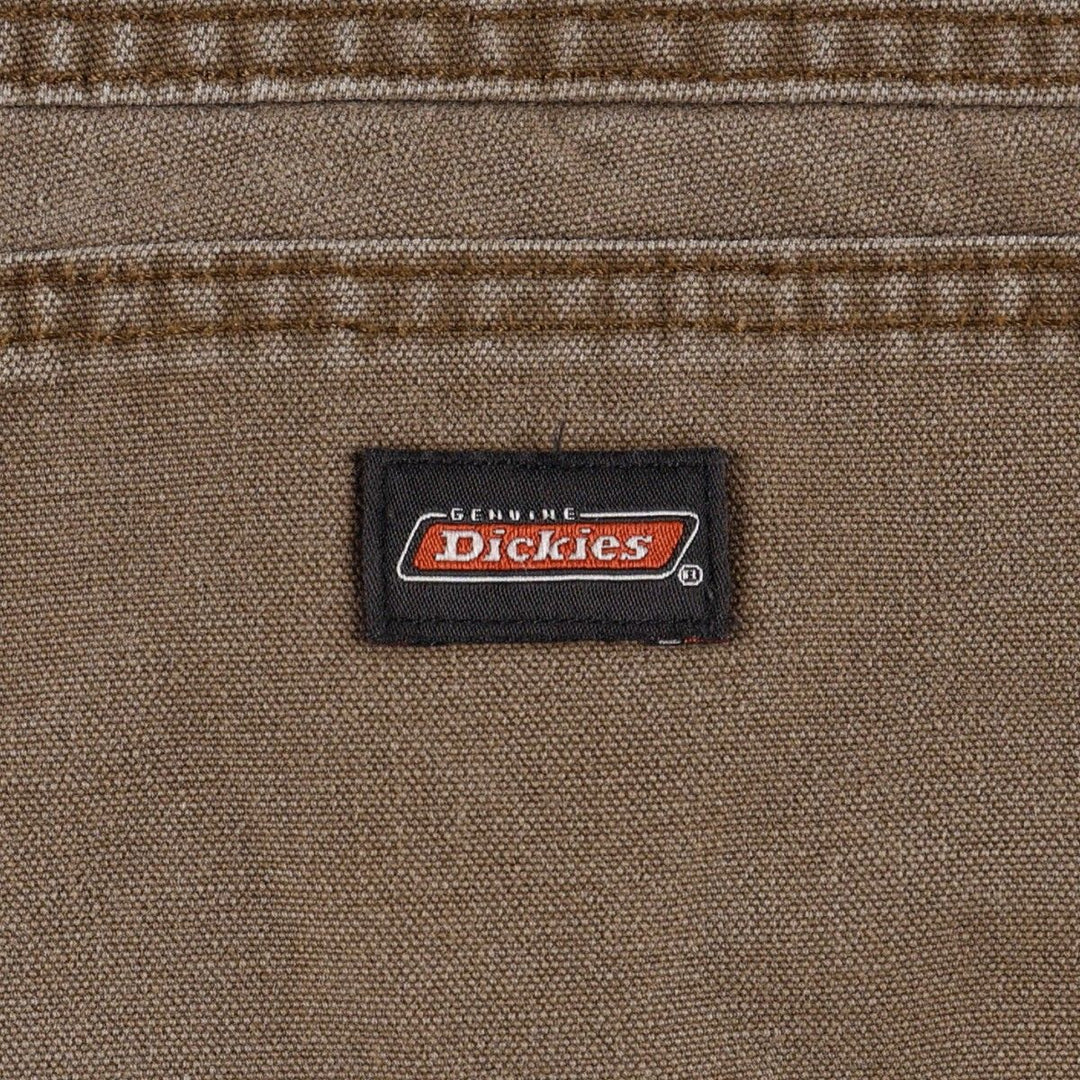 Dickies Duck Cargo Shorts, Half Pants, Men's, W33 equivalent cotton brown type Vintage Second Hand