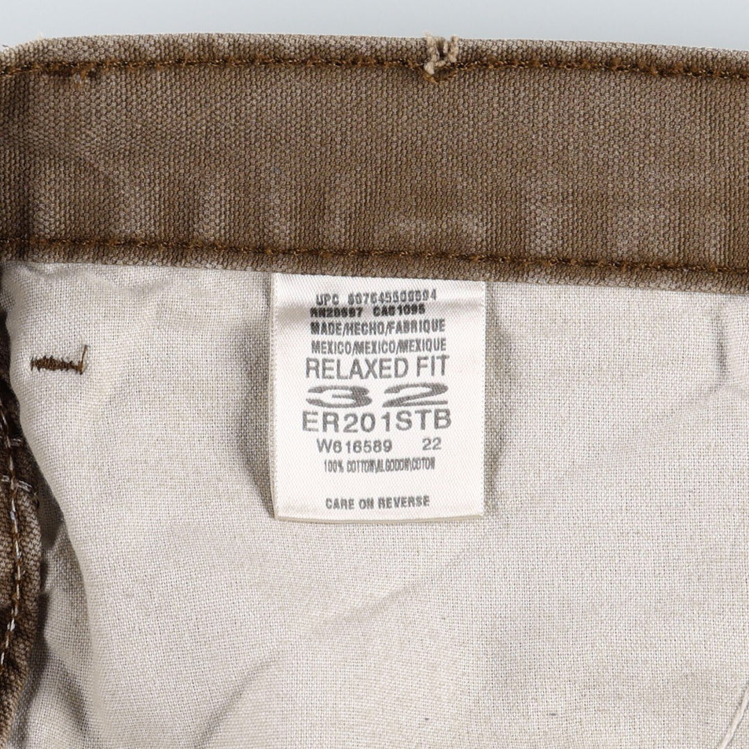 Dickies Duck Cargo Shorts, Half Pants, Men's, W33 equivalent cotton brown type Vintage Second Hand