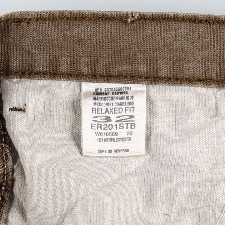 Dickies Duck Cargo Shorts, Half Pants, Men's, W33 equivalent cotton brown type Vintage Second Hand