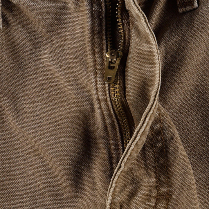 Dickies Duck Cargo Shorts, Half Pants, Men's, W33 equivalent cotton brown type Vintage Second Hand