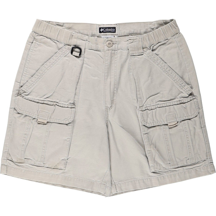 2000'S Columbia duck canvas shorts, men's size W34 (approx.) cotton Beige type Vintage Second Hand