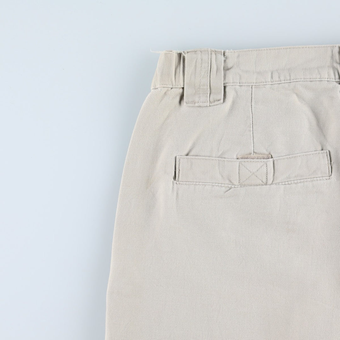 2000'S Columbia duck canvas shorts, men's size W34 (approx.) cotton Beige type Vintage Second Hand