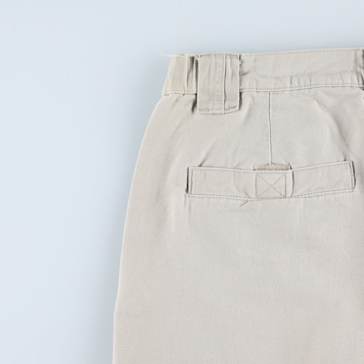 2000'S Columbia duck canvas shorts, men's size W34 (approx.) cotton Beige type Vintage Second Hand