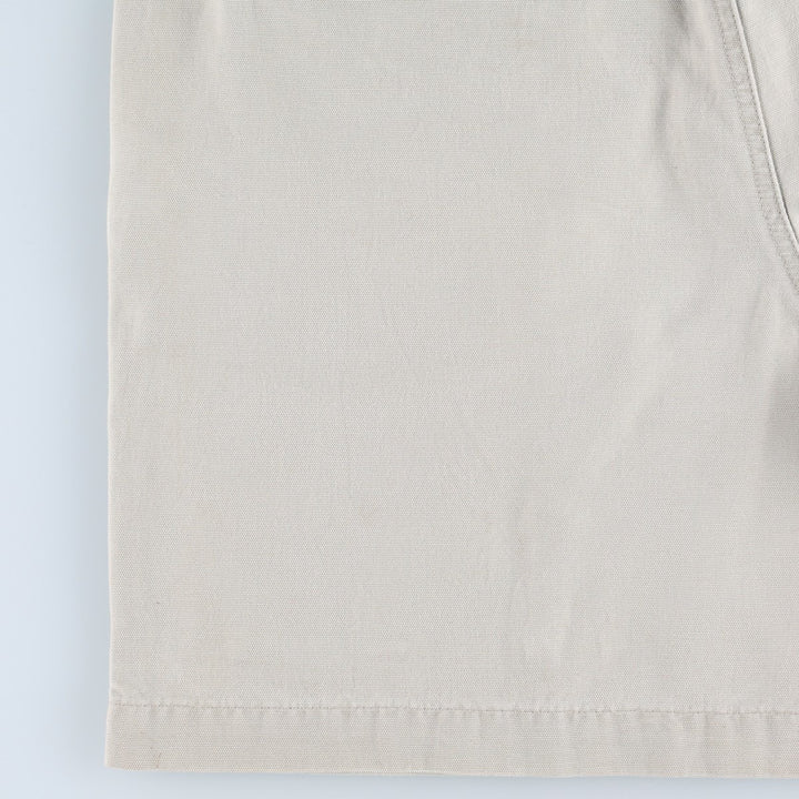 2000'S Columbia duck canvas shorts, men's size W34 (approx.) cotton Beige type Vintage Second Hand