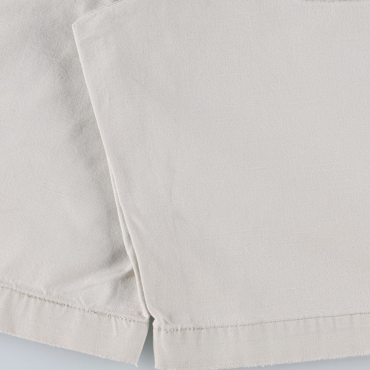 Levi's Silver Tab Jeans Duck Canvas Shorts, Size 34 (Men's W36 equivalent) cotton unbleached Vintage Second Hand