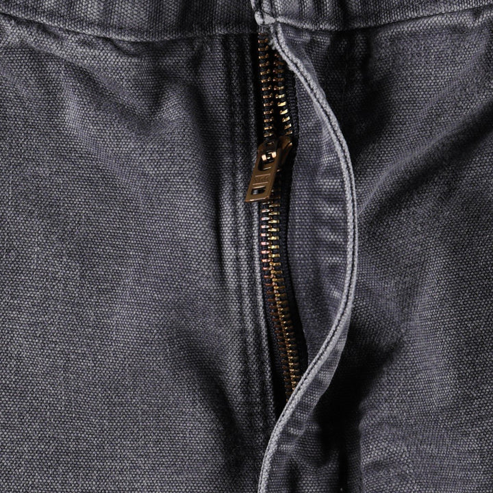 Carhartt Dungaree Fit Duck Canvas Painter Shorts (Men's W33 equivalent) cotton gray type Vintage Second Hand