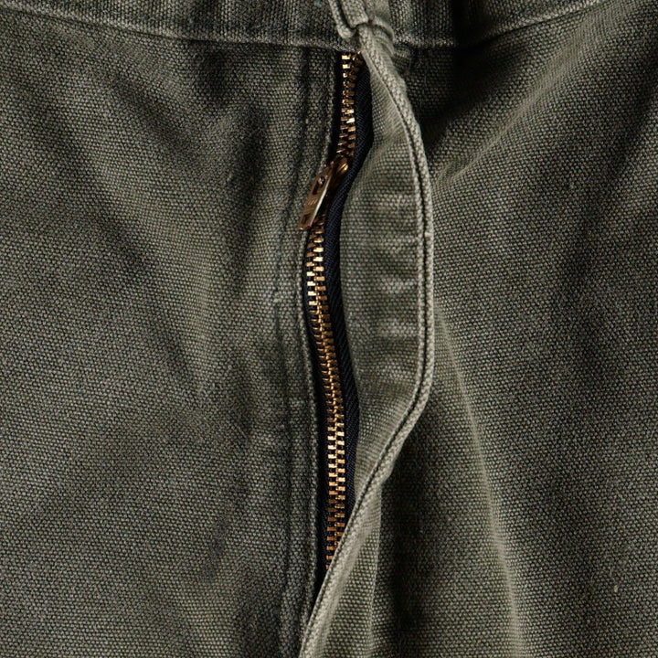 90'S Carhartt Duck Painter Shorts, Made in USA, Men's, Size W37, Vintage cotton Khaki type Vintage Second Hand