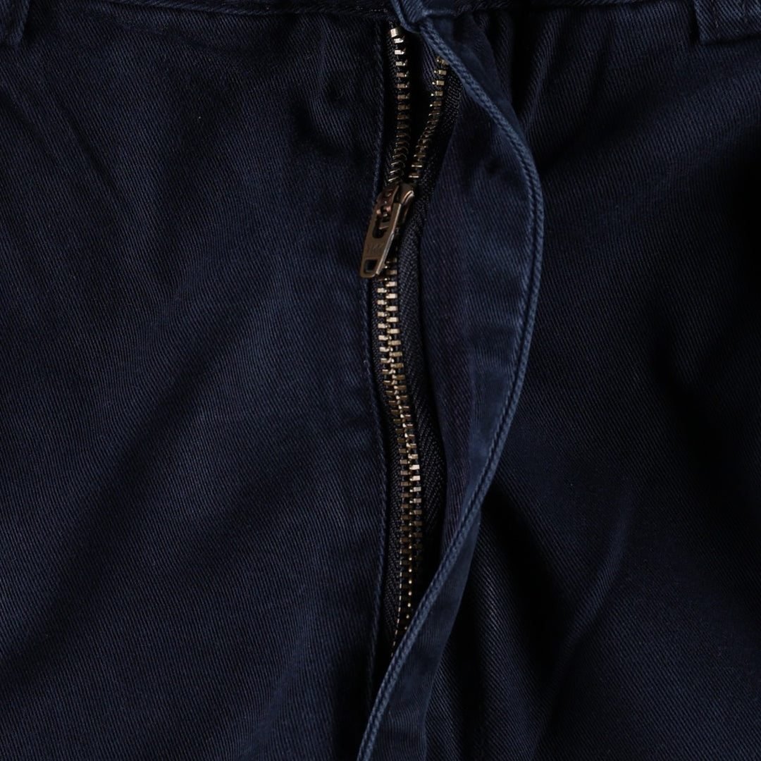 Ralph Lauren POLO by Ralph Lauren TYLER SHORT Two-pleat chino shorts, short pants, men's size W34 cotton navy blue type Vintage Second Hand