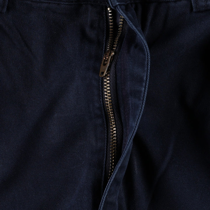Ralph Lauren POLO by Ralph Lauren TYLER SHORT Two-pleat chino shorts, short pants, men's size W34 cotton navy blue type Vintage Second Hand