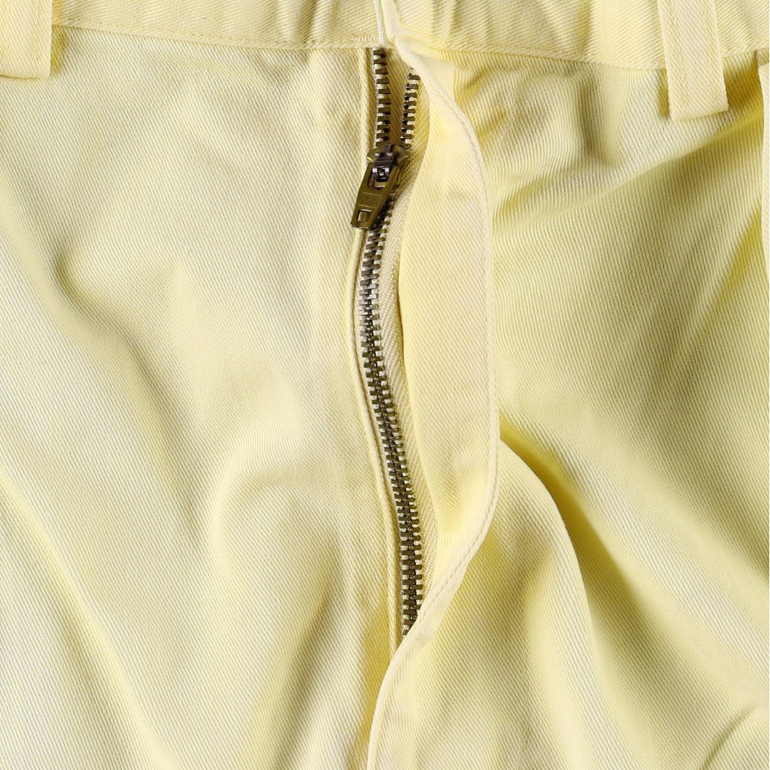 Ralph Lauren POLO RALPH LAUREN TYLER SHORT Two-pleat chino shorts Short pants Men's W35 equivalent cotton yellow type Vintage Second Hand