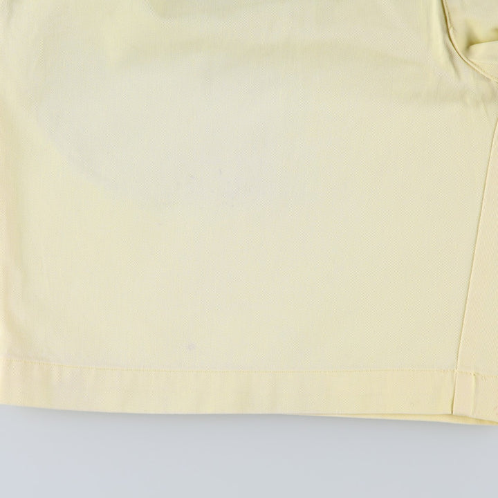 Ralph Lauren POLO RALPH LAUREN TYLER SHORT Two-pleat chino shorts Short pants Men's W35 equivalent cotton yellow type Vintage Second Hand