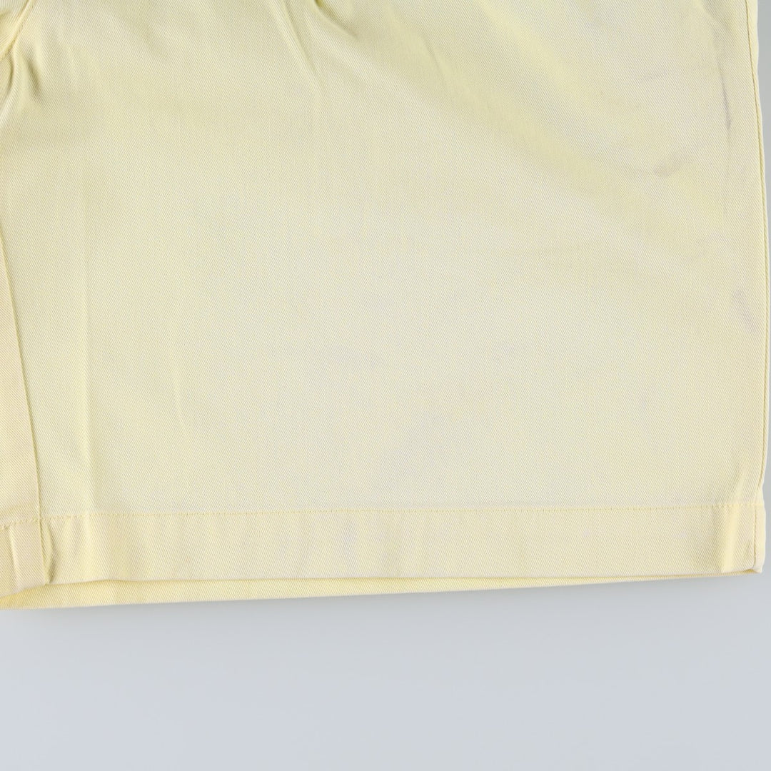 Ralph Lauren POLO RALPH LAUREN TYLER SHORT Two-pleat chino shorts Short pants Men's W35 equivalent cotton yellow type Vintage Second Hand