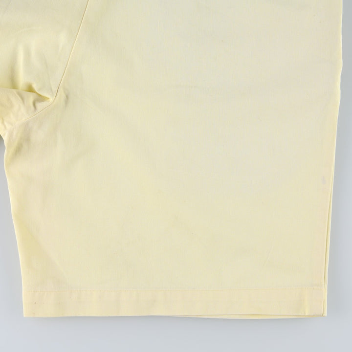Ralph Lauren POLO RALPH LAUREN TYLER SHORT Two-pleat chino shorts Short pants Men's W35 equivalent cotton yellow type Vintage Second Hand