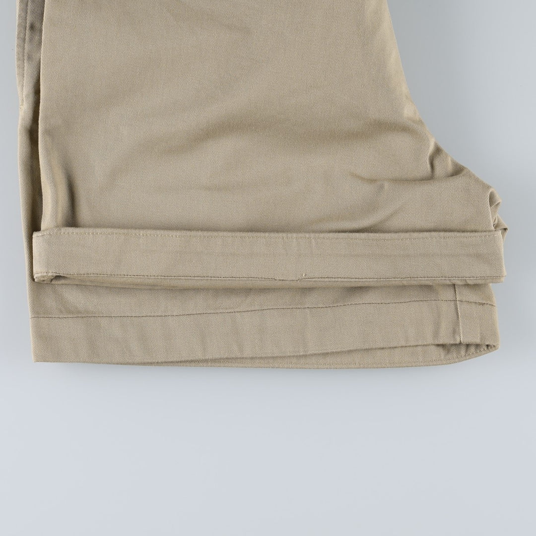 Ralph Lauren POLO by Ralph Lauren ANDREW SHORT Two-pleat chino shorts, short pants, men's size W31 cotton Beige type Vintage Second Hand