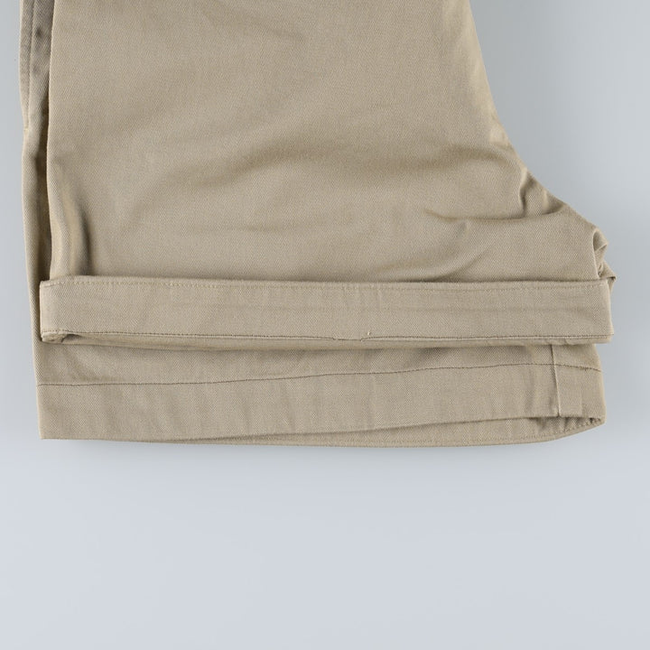 Ralph Lauren POLO by Ralph Lauren ANDREW SHORT Two-pleat chino shorts, short pants, men's size W31 cotton Beige type Vintage Second Hand