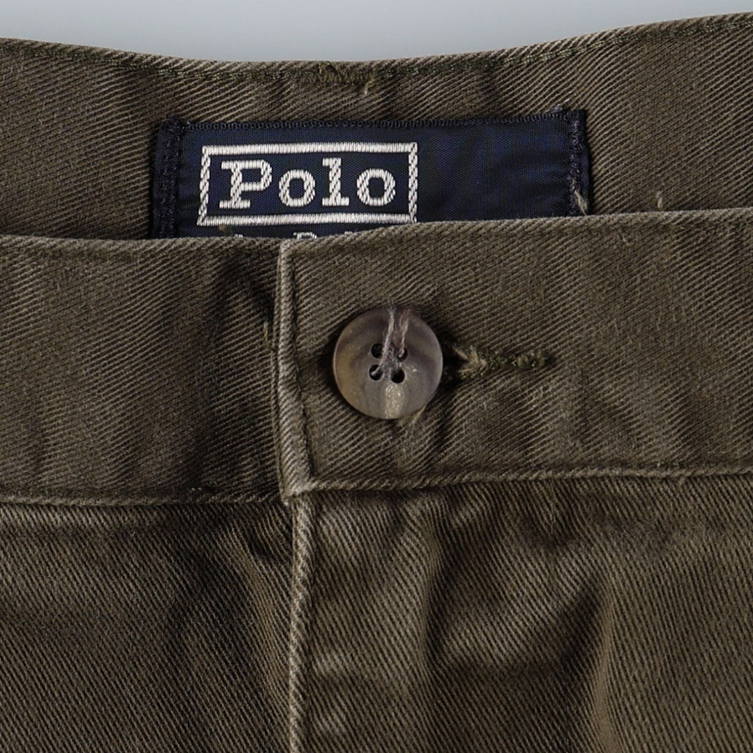 Ralph Lauren POLO by Ralph Lauren Two-pleat Chino Shorts Shorts Men's W36 cotton red type reddish brown Vintage Second Hand